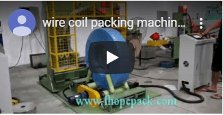 steel coil wrapping machine video